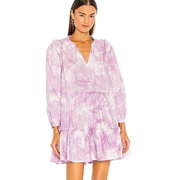 Dresses & Skirts - Generation Love Rumi Tie Dye Dress Size XS Boho Wedding Swing Dress Purple NWT